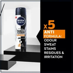 Nivea Men Black & White Invisible Ultimate Impact Antitranspirant Spray< Deospray