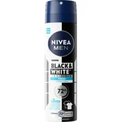 Nivea Men Black & White Invisible Fresh Antitranspirant Spray< Deospray