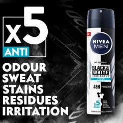 Nivea Men Black & White Invisible Fresh Antitranspirant Spray< Deospray