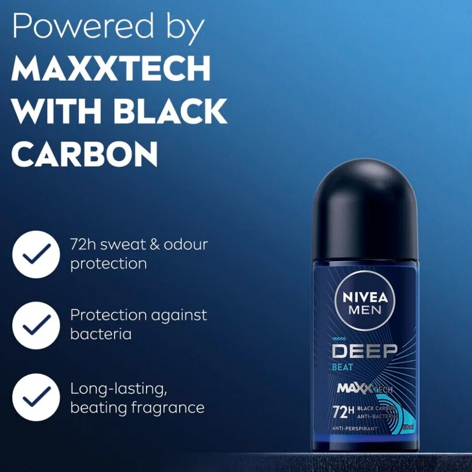 Nivea Men Deep Beat Antitranspirant Roller< Deoroller