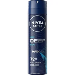 Deep Black Carbon Beat Antitranspirant Spray|Nivea Men Hot