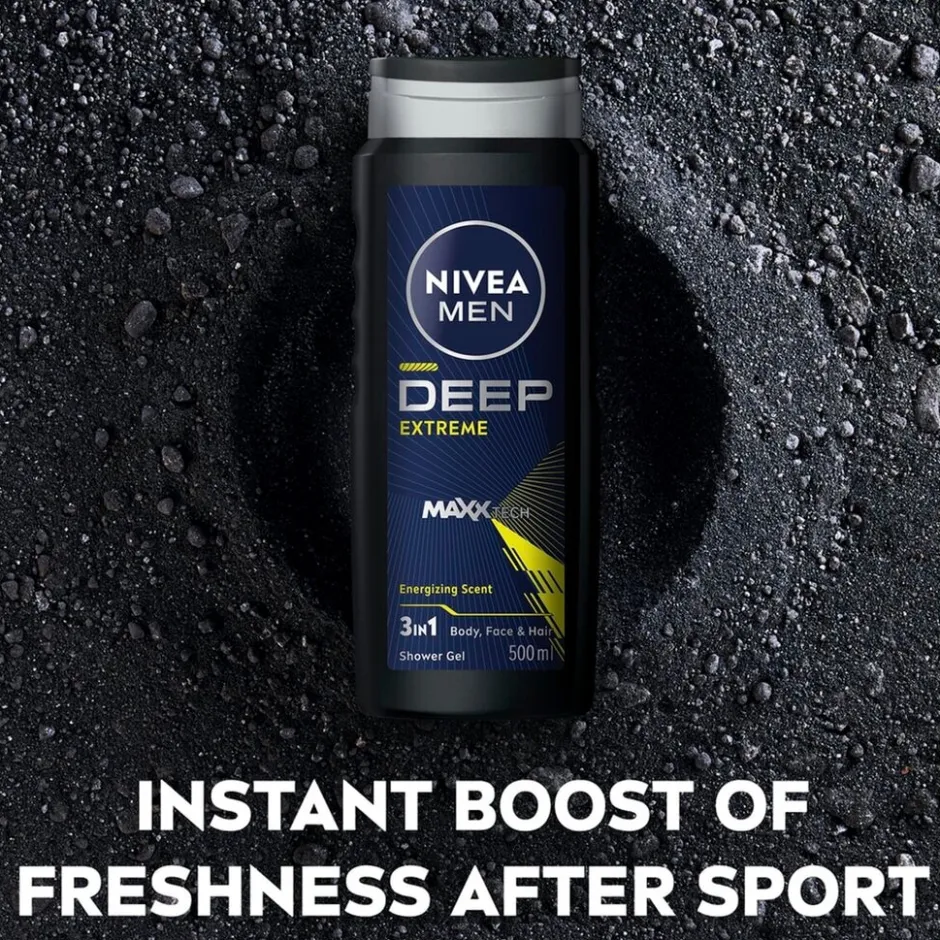 Nivea Men Deep Extreme Douchegel< Douchegel|Shampoo