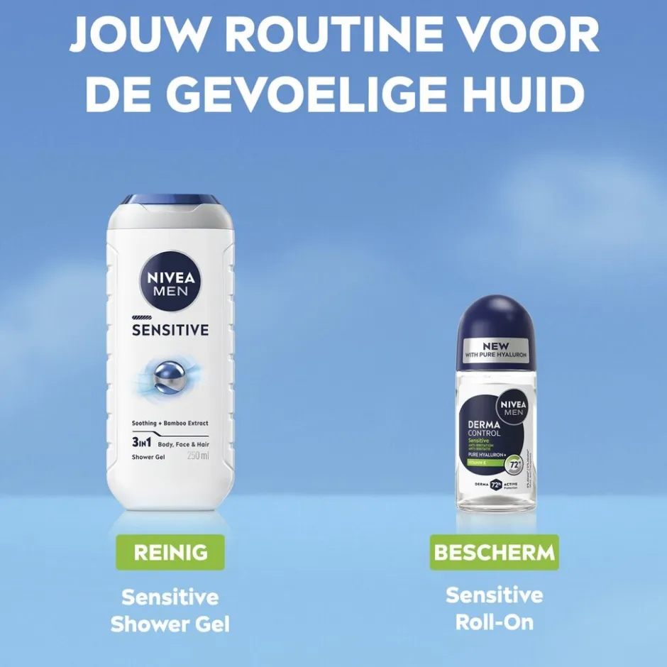 Nivea Men Derma Control Sensitive Antitranspirant Roller< Deoroller