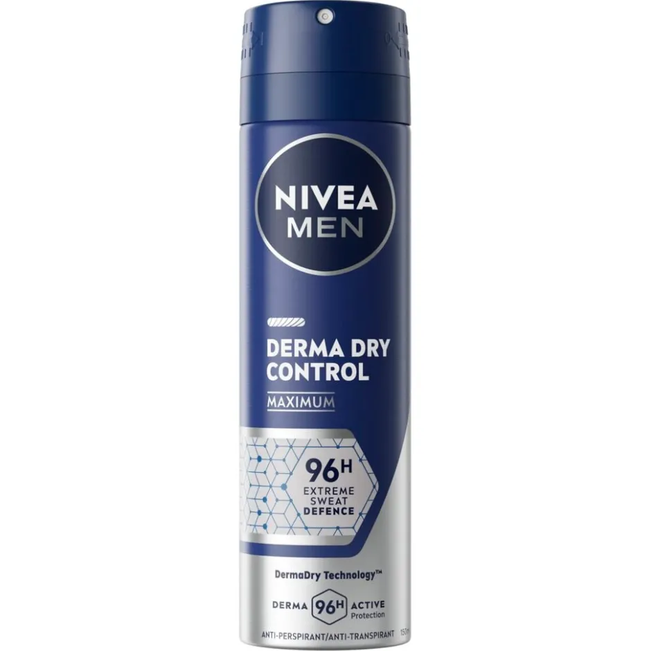 Nivea Men Derma Dry Control Antitranspirant Spray< Deospray