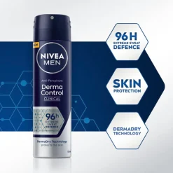 Nivea Men Derma Dry Control Antitranspirant Spray< Deospray
