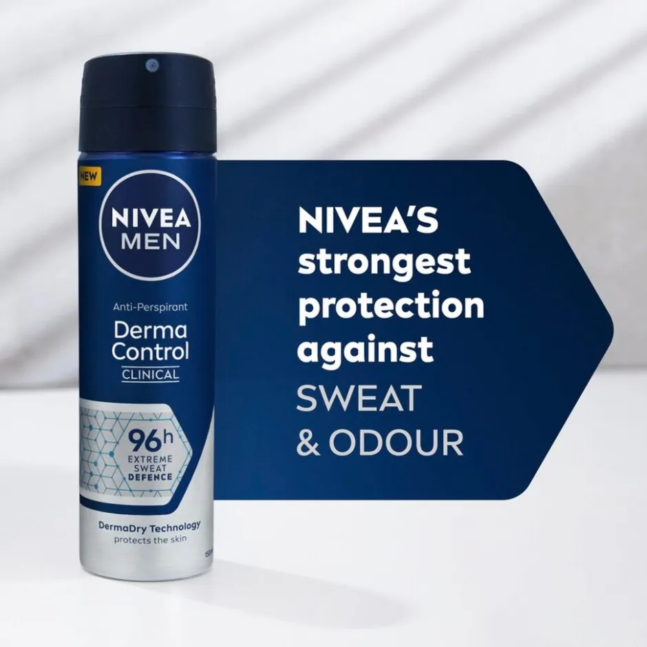 Nivea Men Derma Dry Control Antitranspirant Spray< Deospray