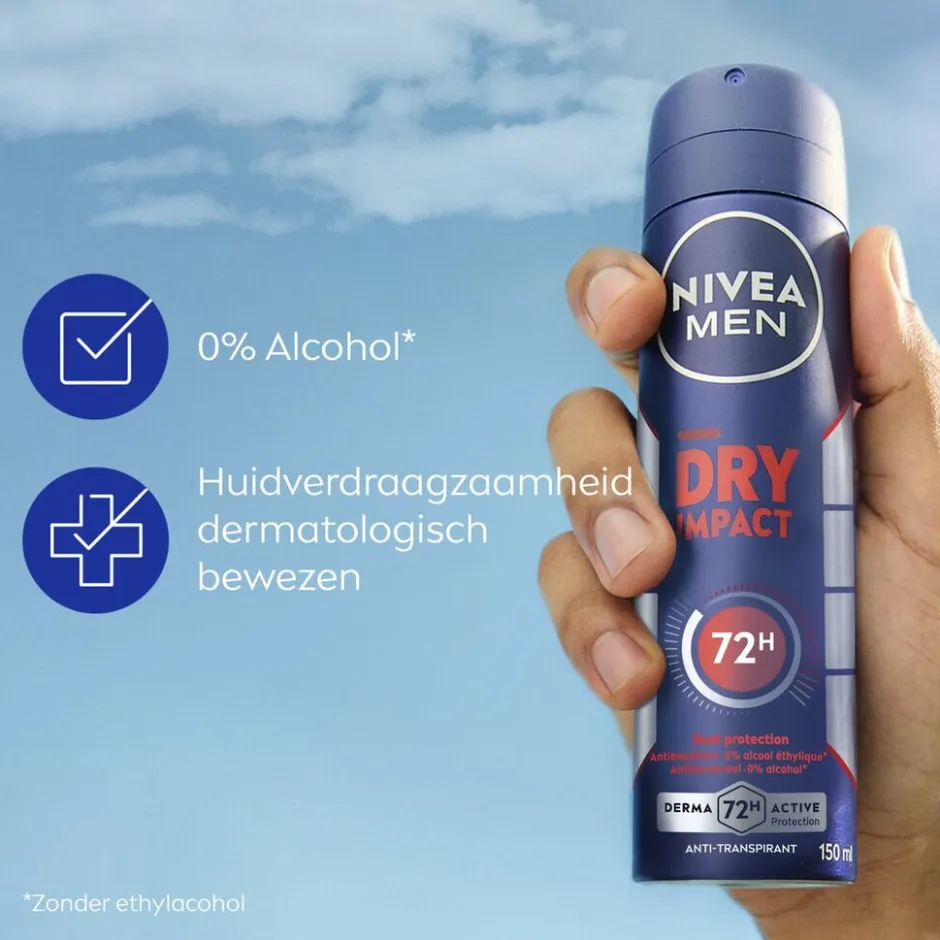 Dry Impact Antitranspirant Spray|Nivea Men Hot