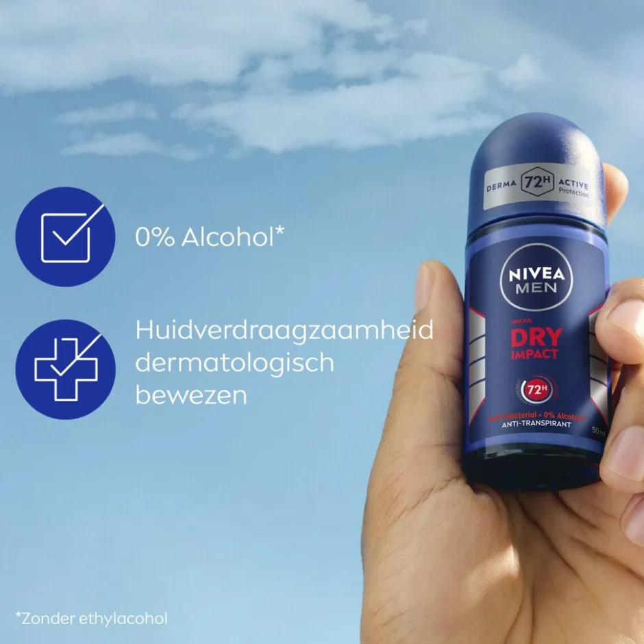Dry Impact Antitranspirant Roller|Nivea Men