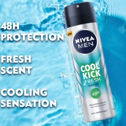 Fresh Kick Antitranspirant Spray|Nivea Men Hot
