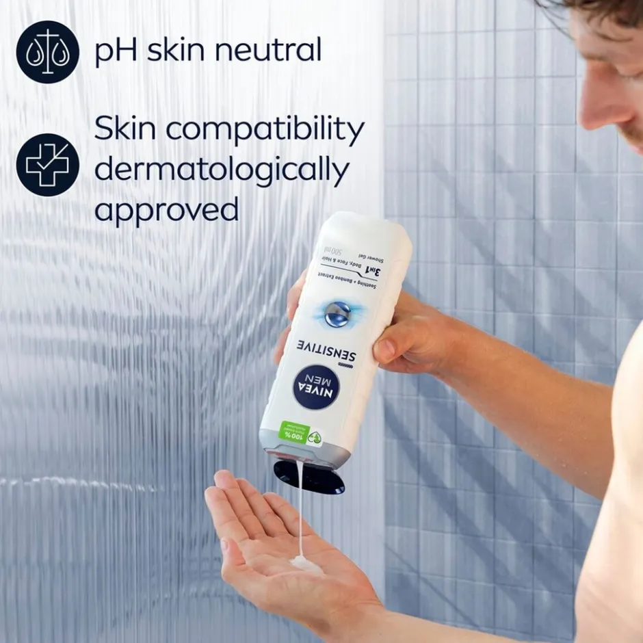 Sensitive 3-in-1 Douchegel|Nivea Men Online