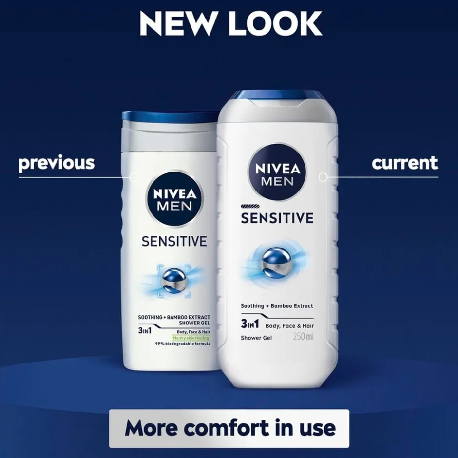 Sensitive 3-in-1 Douchegel|Nivea Men Online