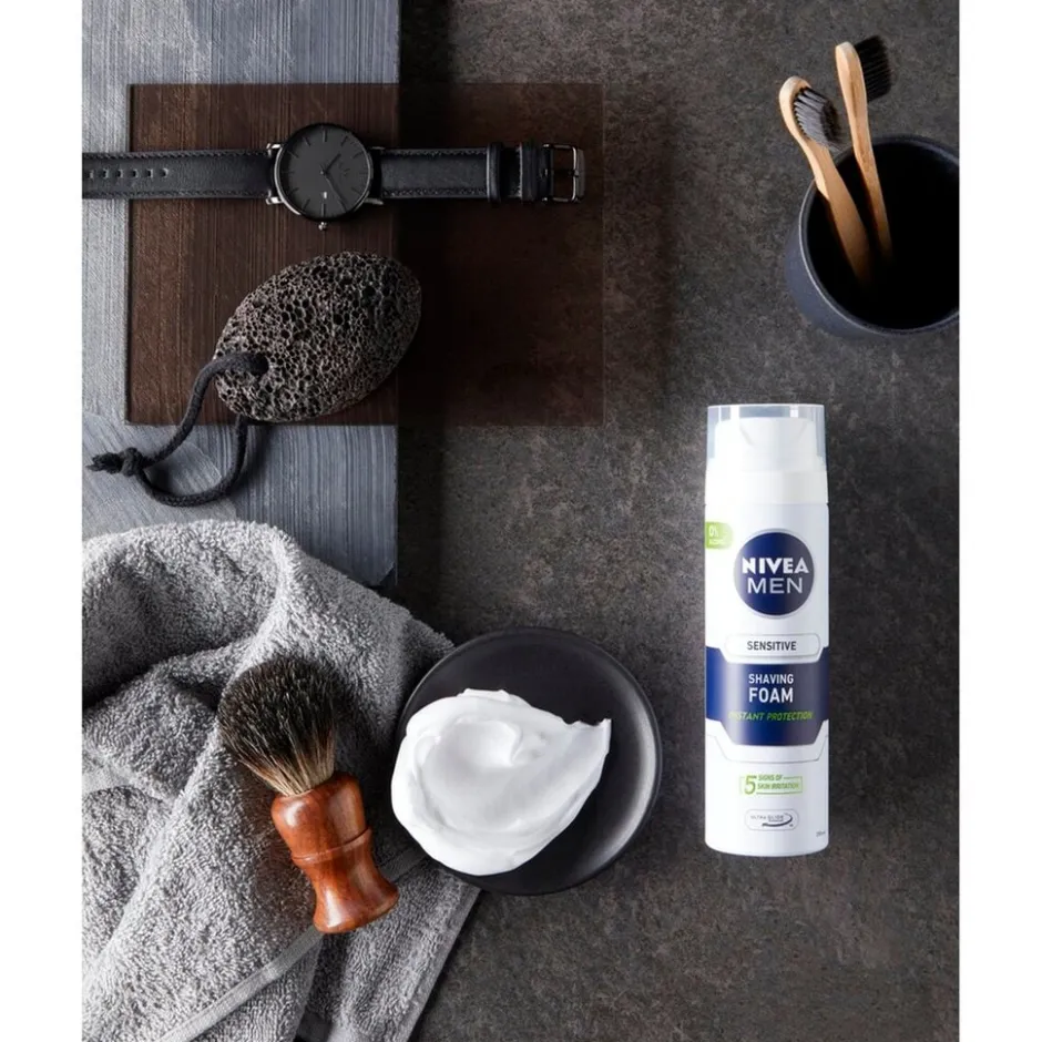 Nivea Men Sensitive Scheerschuim<Heren Scheerschuim En Scheergel