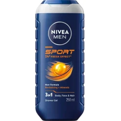 Sport 24H Fresh Effect 3-in-1 Douchegel|Nivea Men Hot