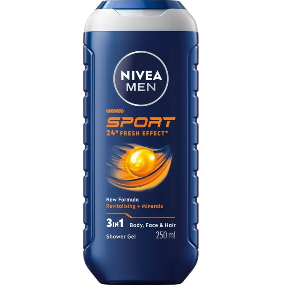 Sport 24H Fresh Effect 3-in-1 Douchegel|Nivea Men Hot