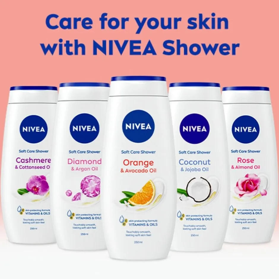 Nivea Orange & Avocado Oil Douchegel< Douchecrème