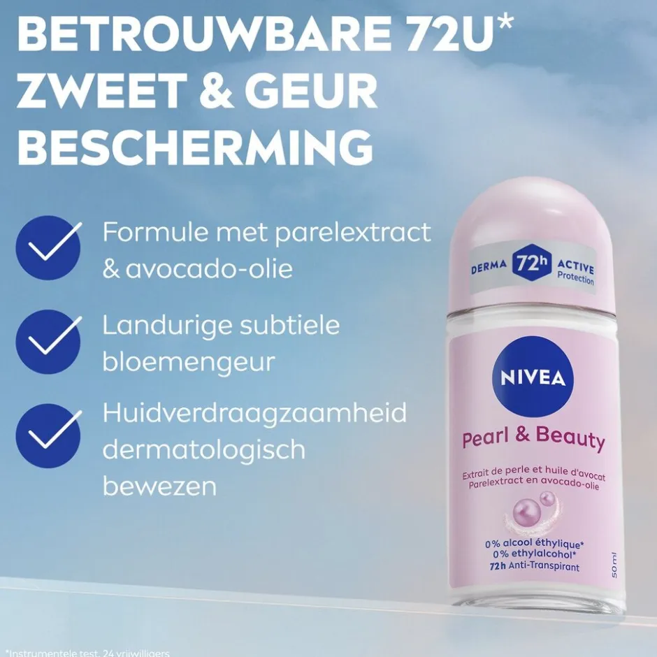 Pearl & Beauty Antitranspirant Roller|Nivea Outlet