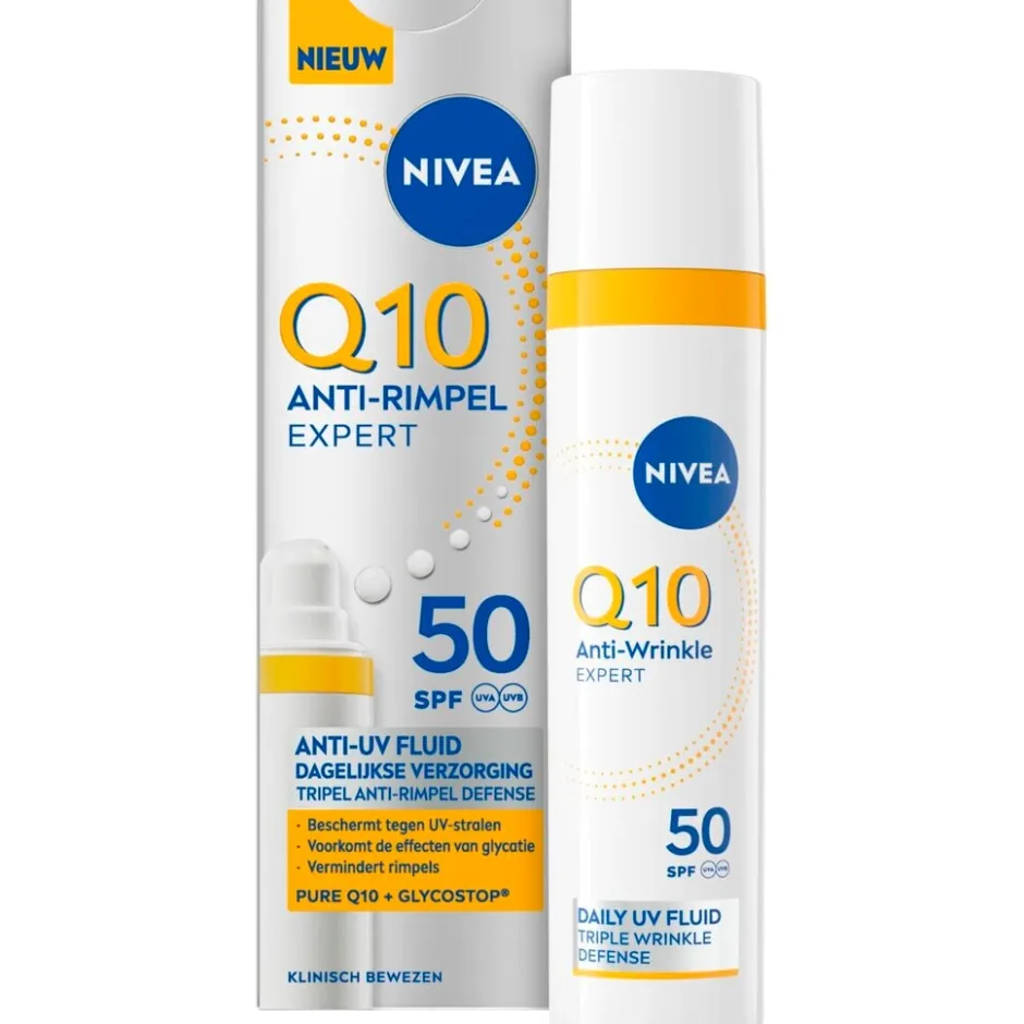 NIVEA Q10 Anti-Rimpel Expert SPF50 Anti-Uv Fluïde|Nivea Skincare Sale