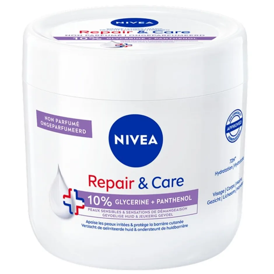 Repair & Care Fragrance Free Bodycrème|Nivea Sale