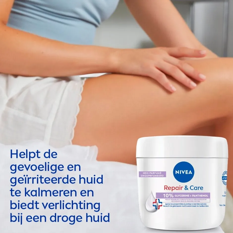 Repair & Care Fragrance Free Bodycrème|Nivea Sale