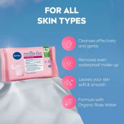 Nivea Skincare NIVEA Rose Care Micellair Reinigingsdoekjes< Gezichtsreiniging
