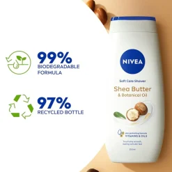 Soft Care Shower Shea Butter & Botanical Oil Douchegel|Nivea Best