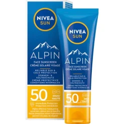 Nivea Sun Alpin SPF50 Face Zonnebrandcrème< Zonnebrand