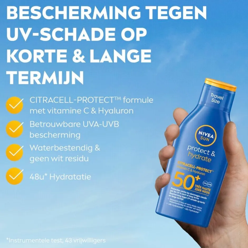 Protect & Hydrate SPF50+ Zonnebrandlotion|Nivea Sun