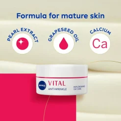 NIVEA Vital Anti-Rimpel 65+ Versterkende Dagcrème|Nivea Skincare Online