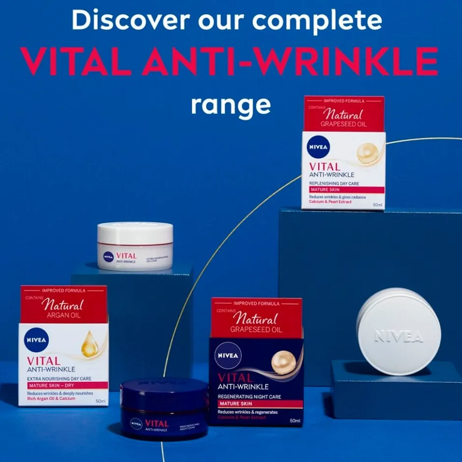 Nivea Skincare NIVEA Vital Anti-Rimpel Herstellende Nachtcrème< Nachtcreme