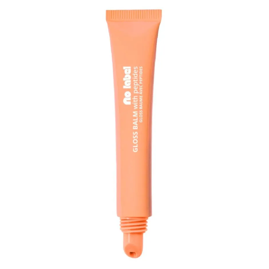 NO LABEL 03 Sheer Orange Gloss Balm< Lipmake-Up