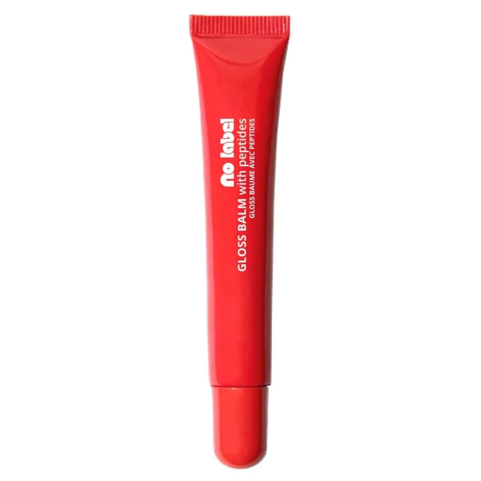 NO LABEL 02 Sheer Red Gloss Balm< Lipmake-Up