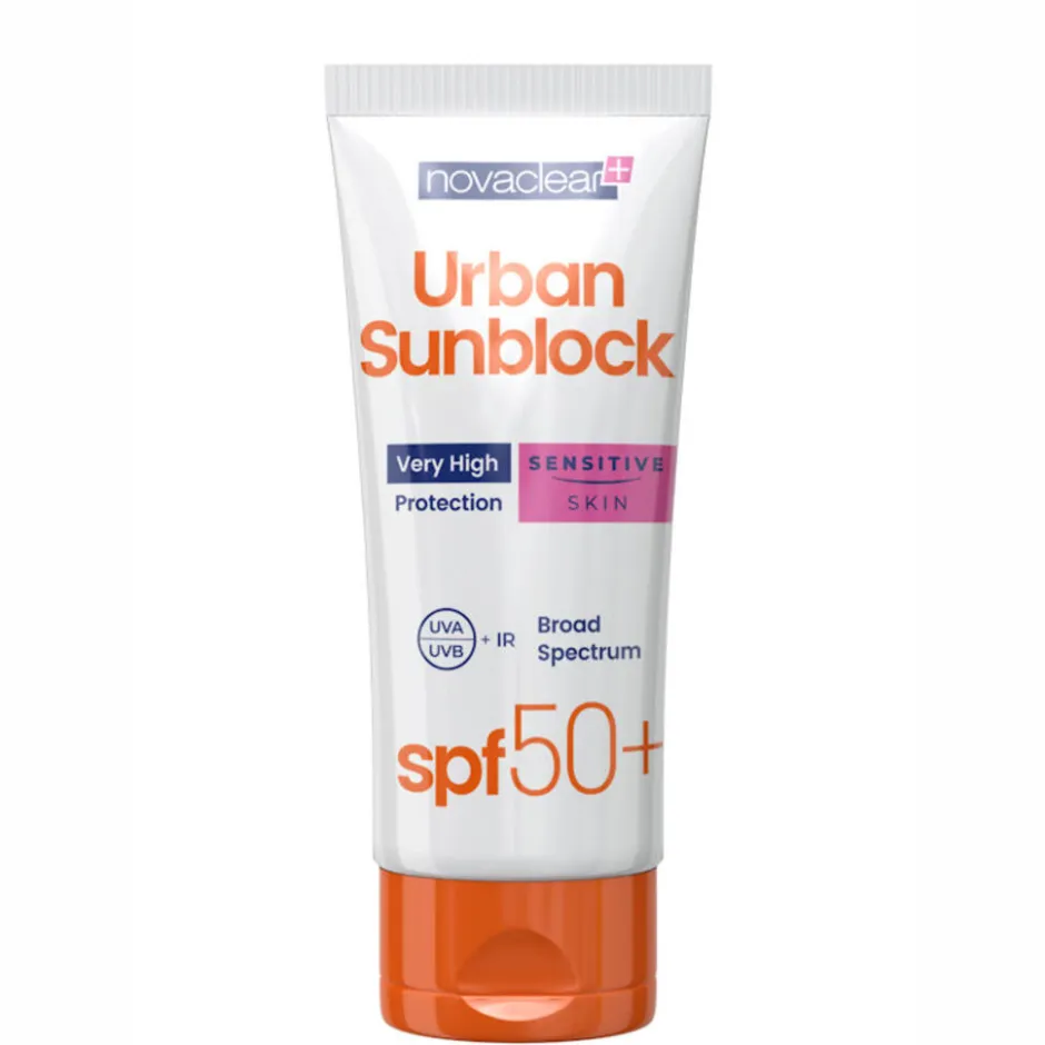 NovaClear Urban Sunblock Sensitive Skin SPF 50+< Zonnebrand