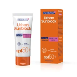 NovaClear Urban Sunblock Sensitive Skin SPF 50+< Zonnebrand