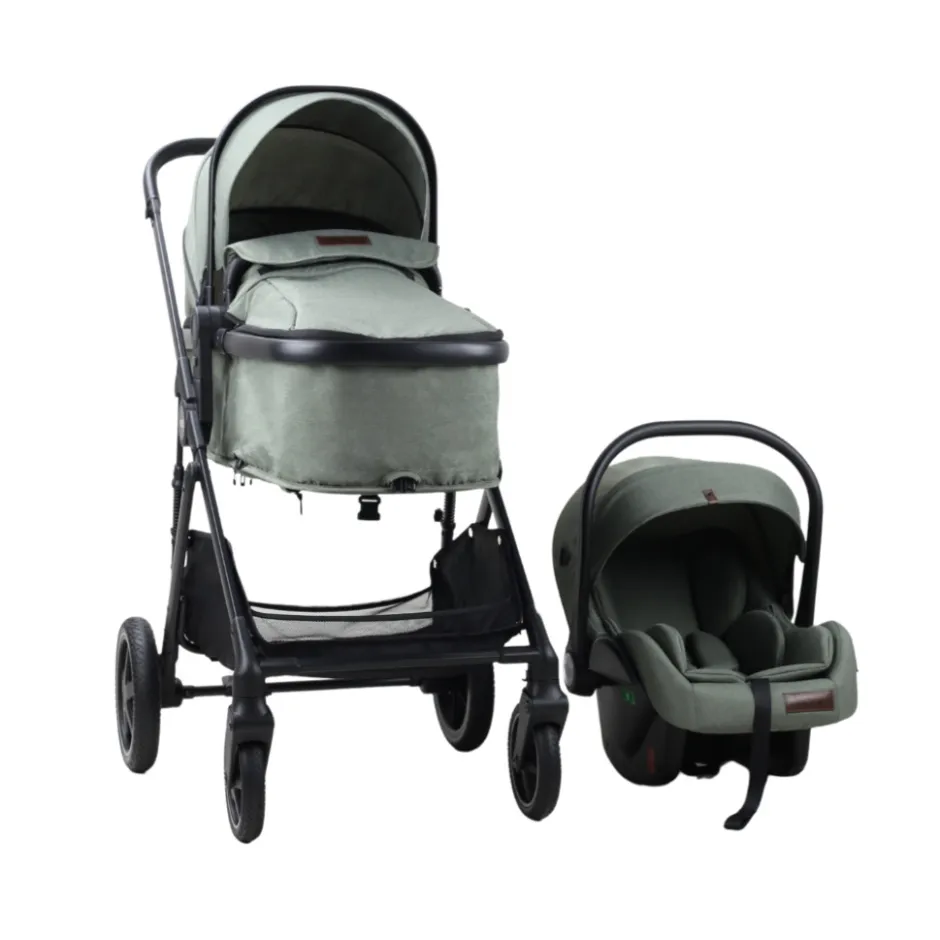 Novi Baby Novi Jaxx V2 4-in-1 Kinderwagen met Autostoel en Isofixbase< Kinderwagens|Autostoel