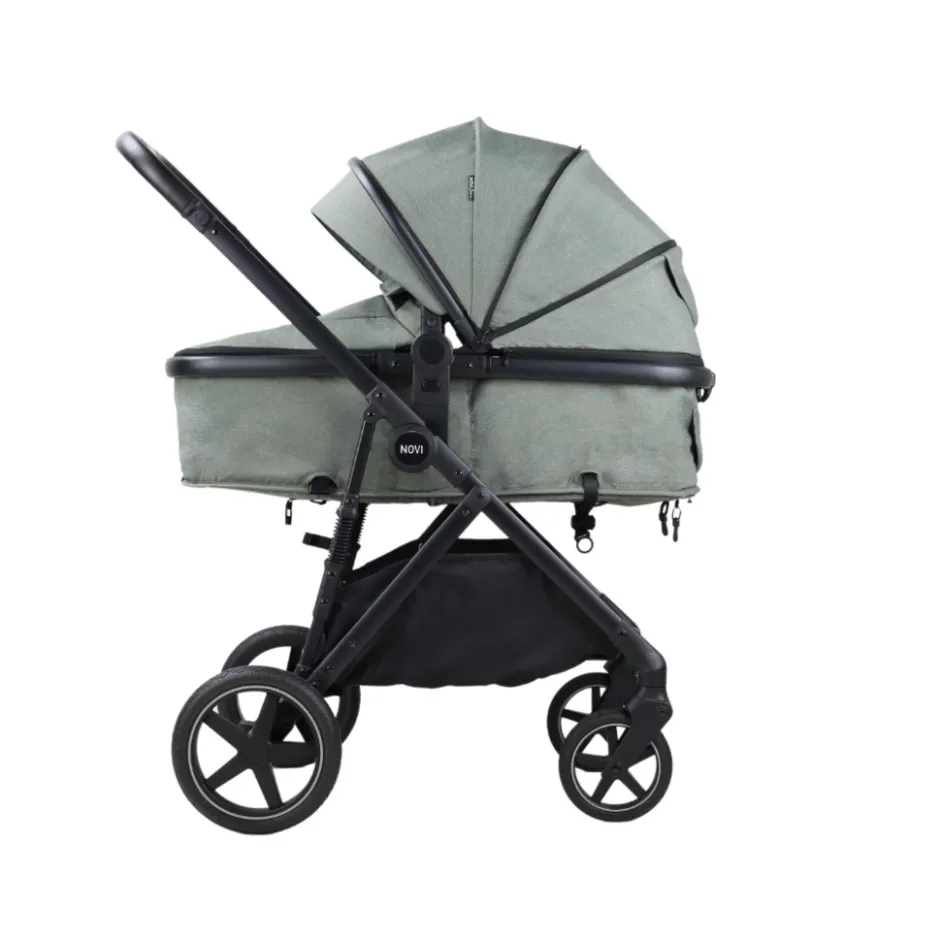 Novi Baby Novi Jaxx V2 4-in-1 Kinderwagen met Autostoel en Isofixbase< Kinderwagens|Autostoel
