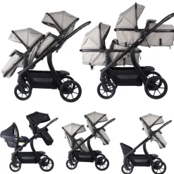 Novi Baby Novi Pacific Duo Premium Kinderwagen< Kinderwagens