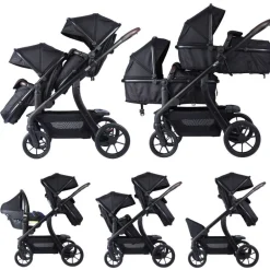 Novi Baby Novi Pacific Duo Premium Kinderwagen< Duowagens En Tweelingwagens