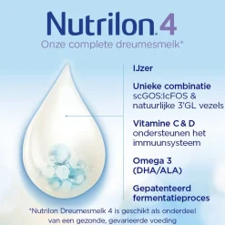 4 Dreumes- en Peutermelk Flesvoeding Vanaf 1 Jaar|Nutrilon Discount