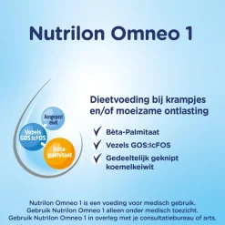 Nutrilon Omneo 1 Baby Dieetvoeding 0-6 Maanden< Zuigelingenmelk