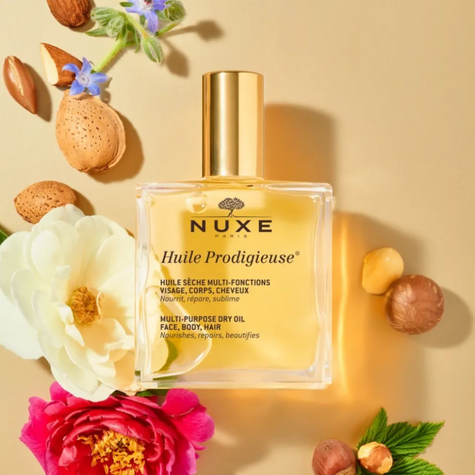 Huile Prodigieuse Multi-Purpose Dry Oil All Skin Types/Face, Body & Hair|Nuxe Hot