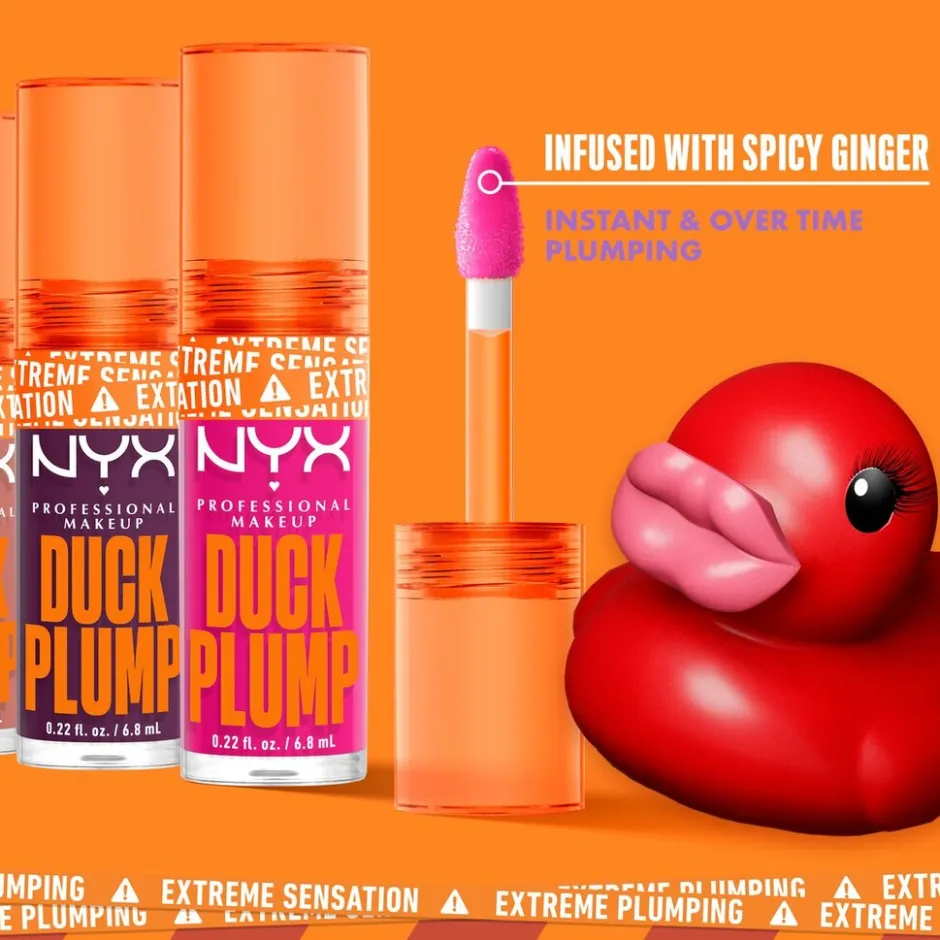 05 Brown Of Applause Duck Plump Extreme Sensation Lipgloss|NYX Professional Makeup New