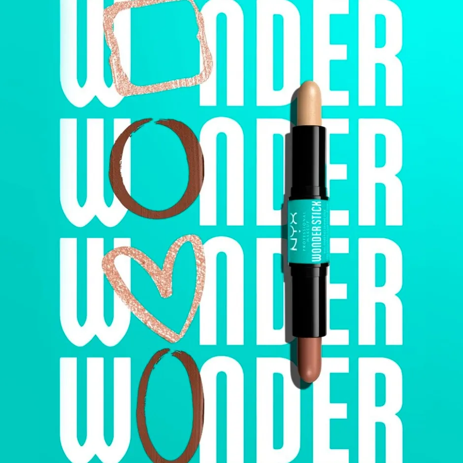 04 Medium Tan Highlight & Contour Wonderstick|NYX Professional Makeup New