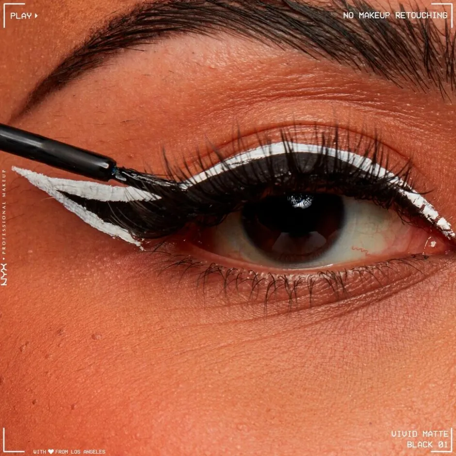 NYX Professional Makeup 01 Black Vivid Matte Liquid Liner< Eyeliner