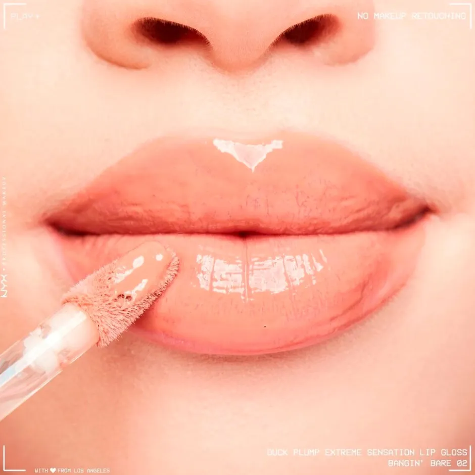 NYX Professional Makeup 6 Brick Of Time Duck Plump Extreme Sensation Lipgloss< Lipmake-Up