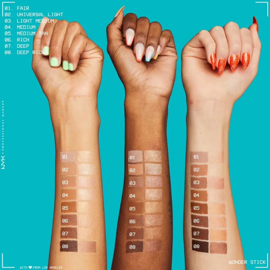 NYX Professional Makeup 01 Fair Highlight & Contour Wonderstick< Contour|Blush