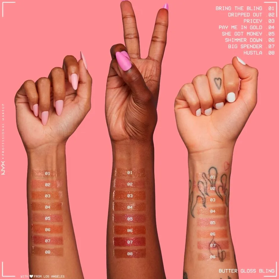 Butter Gloss Bling! 05 She Got Money Lipgloss|NYX Professional Makeup