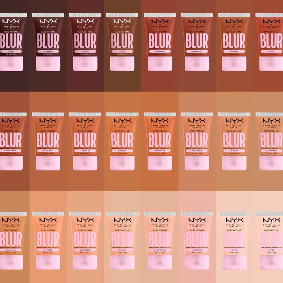 Bare With Me Blur 15: Warm Honey Foundation|NYX Professional Makeup New