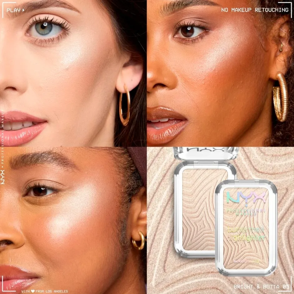 Buttermelt Birght & Butta 05 Highlighter|NYX Professional Makeup Clearance