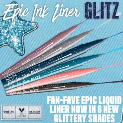 Epic Ink Liner Glitz Tapered Twinkle 01 Eyeliner|NYX Professional Makeup Hot