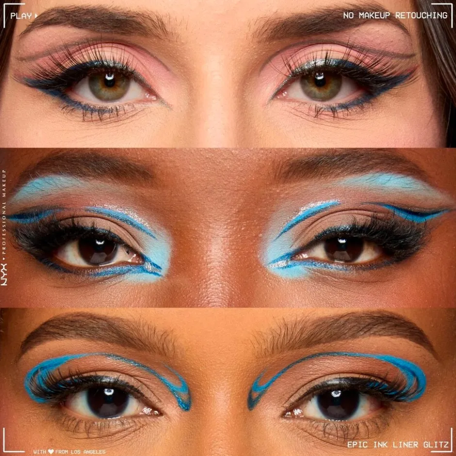 Epic Ink Liner Glitz Tapered Twinkle 01 Eyeliner|NYX Professional Makeup Hot